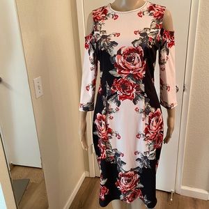 BodyCon Cold Shoulder Dress